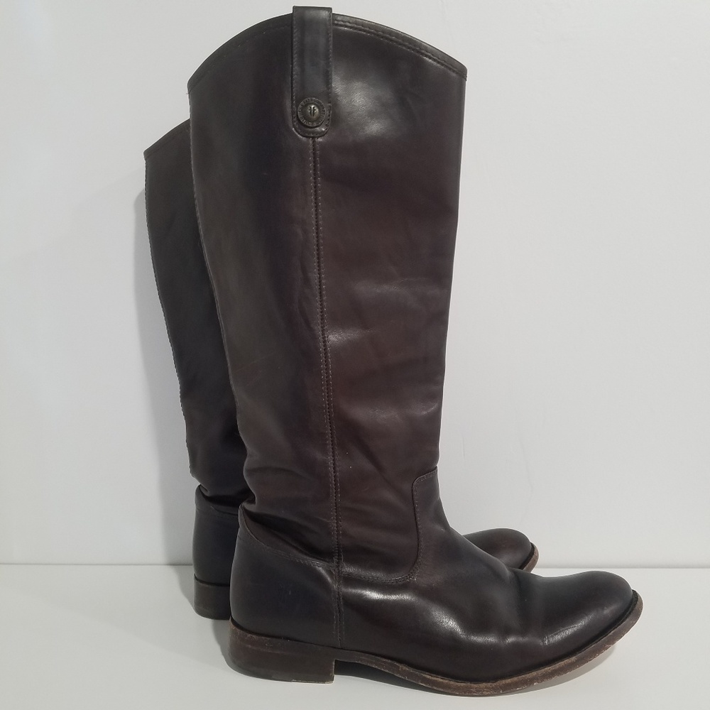 Frye Melissa Button boots sz. 11 cognac
